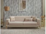 Divano 3 Posti Lusso Divano Tre Posti Tessuto Divano Imbottito Divano Beige Divani