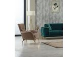 Poltrona Imbottita Poltrona Soggiorno Monoposto Tessuto Beige Poltrona Arredo Moderno
