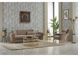 Set Di Divani A Tre Posti Divano In Tessuto Divano Imbottito Divano Beige Poltrona 2 Pezzi