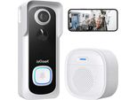 Campanello Video Senza Fili, Audio A 2 Vie, Visione Notturna, Grandangolo A 130°