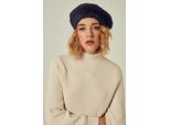 Cappello A Maglia Da Donna Cappello Invernale Blu Navy Cappello Invernale Caldo Cappello A Barboncino N-281