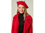 Cappello Da Donna Beanie Cappello Lavorato A Maglia Cappello Invernale Rosso Caldo Cappello Da Barboncino Invernale N-281