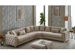 Lusso Divano In Tessuto Divano Ad Angolo Divano A L Divano Imbottito Divano Beige Divano Moderno Ad Angolo