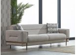 Divano Divano A Tre Posti Divani A 3 Posti Tappezzeria Design Beige Lounge