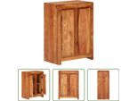 The Living Store Sideboard 55X33X75 Cm Massivholz Akazie