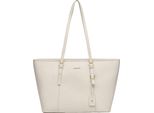 Lazarotti Pelle Borsa Shopper Borsa A Tracolla Bologna Leather Shopper Cream White Avorio