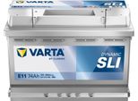 Varta E11 Blue Dynamic 12V 74Ah 680A Batteria Per Auto 574 012 068 Incl. 7,50 € Di Cauzione