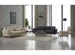 Set Di Divani Divano Imbottito Divano A Tre Posti Poltrona Beige Divano A 3 Pezzi In Tessuto