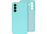 Avizar, Cover Per Samsung Galaxy A36 Semirigida Soft-Touch Antimacchia, Blu Turchese