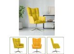 The Living Store Relaxsessel Senfgelb Samt