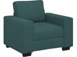 Vidaxl Poltrona Verde Scuro 100X77X82 Cm Tessuto
