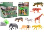 Johntoy Set Di Gioco Con Animali Selvatici, 10 Pezzi Su Cartoncino