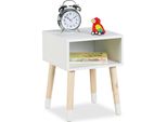 Comodino Relaxdays Per Bambini Con Vano A Giorno