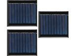 3Pcs/Set 0.3W 5V Mini Policristallino Silicio Pannello Solare Modulo Di Potenza Per Progetti Fai Da Te Giocattoli