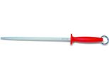F. Acciaino Per Affilatura Dick Standard A Trazione Rotonda 30 Cm - Acciaino Di Alta Qualità Per L'affilatura Di Coltelli Da Cucina - Impugnatura Ergonomica In Rosso, Modello 7517130-03