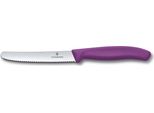 Victorinox Coltelleria - Coltello Tavola Ondulato Manico Viola - Swiss Classic
