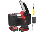 Mini Motosega Elettrica, Design A Batteria, Impugnatura Ergonomica, Indicatore Rosso Della Batteria, Ue