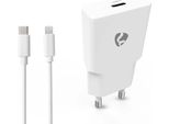 Caricabatterie Da Muro Gan Da 20 W Con Cavo Da USB-C A Lightning