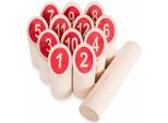 Bex Number Kubb Family Of Ash - Il Classico Gioco Per Il Divertimento Della Famiglia. Realizzato In Legno Di Betulla Di Qualità, Cattura La Magia Del Divertimento All'aria Aperta Per Tutte Le Età. Qualità Del Marchio Bex.