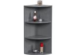 Relaxdays Scaffale Ad Angolo Con 3 Ripiani