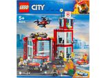 Lego City Caserma Dei Pompieri (60215), Set Da Costruzione (509 Pezzi)