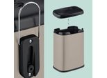 Cestino Per Rifiuti A Parete, 5 L, Coperchio Rimovibile
