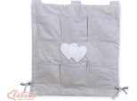 Organizzatore Per Culla - Organizzatore Per Toilette - 6 Corridoi - 100% Cotone - Pratico Contenitore