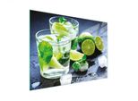 Tagliere Piastra Di Copertura Per Fornelli Tagliere Multiglass 30X22 Cm Ardesia Calce