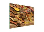 Tagliere Piastra Copriforno Tagliere In Vetro Multiplo 30X22 Cm Spezie Legno