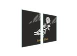 Piastre Copri Fornelli 2 Pezzi 75X52 Copri Piano Cottura In Ceramica Tagliere In Vetro Rosa Nero