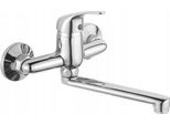 Miscelatore Per Lavabo A Parete Con Bocca Orientabile Daisy