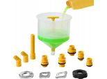 Luxtom | Set Di Imbuti Per Liquido Refrigerante, 15 Pezzi, Imbuto Per Liquido Refrigerante, Lavavetri, Set Di Imbuti, Set Di Imbuti Per Liquido Refrigerante