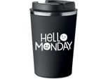 Tazza Termica Premium Con Stampa Hello Monday Per Caffè 350Ml 0,35L KT_004