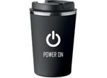 Tazza Termica Premium Con Stampa Power On Per Caffè 350Ml 0,35L KT_010