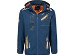 Giacca Softshell Geographical Norway Uomo Marine WY8028H/GN-MARINE / Orange Taglia S