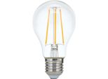 Lampadina Led E27 Lampada 8W 2700K 980 Lumen Forma Di Lampadina, Chiara, Bianco Caldo, Dimmerabile