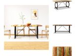 Vidaxl Tavolo Da Pranzo In Legno Massiccio Antico 180 Cm - Tavoli Da Pranzo