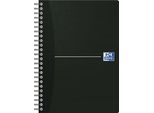 Quaderno A Spirale Oxford "Smart Black"", Din A5, Nero, A Righe"