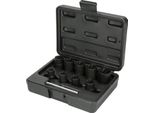 Ks Tools Set Di Bussole Con Profilo A Spirale Da 3/8" 10 Pz. 913.3855"