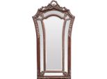 Casa Padrino Specchio Da Parete Barocco Rosso-Marrone 115 X H. 207 Cm - Specchio In Stile Barocco