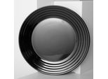 Luminarc Plate Piatto Da 25 Cm In Vetro Piatto Nero