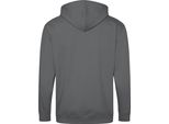 Giacca Con Cappuccio / Pullover Con Cappuccio / Felpa Con Cappuccio Con Cerniera RW180 (L) (Grigio Tempesta) Di Awdis Da Uomo