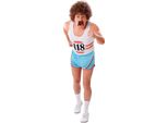 Costume Da Jogger Unisex Per Adulti Bristol Novelty BN1719 (Taglia Unica) (Bianco/Blu/Rosso)