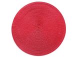 Tovaglietta Rotonda Splot Rosso Ø 38 Cm Mybesthome