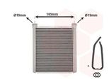 Van Wezel 30016703 Scambiatore Di Calore Radiatore Per Riscaldamento Interno