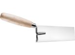 Frattazzo Hardex *26* 16X8Cm In Acciaio Inox Con Manico In Legno