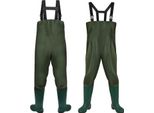 Vingo Pantaloni Da Pesca Pantaloni Da Pesca Pantaloni Da Laghetto Waders Con Stivali Pvc Gomma 46/47