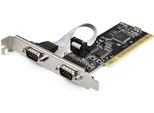 Startech.Com Scheda Pci RS232 - Scheda Pci A 2 Porte Seriali - Scheda Controller Seriale Pci A 2 Porte DB9 RS232 - Scheda Di Interfaccia - Espansione Pci - Scheda Di Espansione Per Desktop (PCI2S1P2)