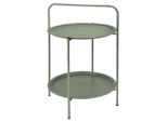Tavolo Da Giardino Progarden Con 2 Ripiani 50X66 Cm Verde Opaco