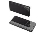 Clear View Custodia Flip Cover Samsung Galaxy S21 Fe Nero